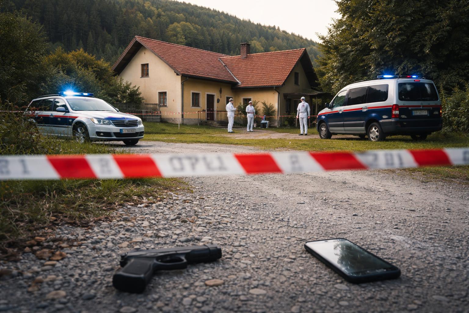 Redaktionelle Szene zum Thema „Verdächtiger in Niederösterreich soll Frau nach Facebook-Kontakt erschossen haben“