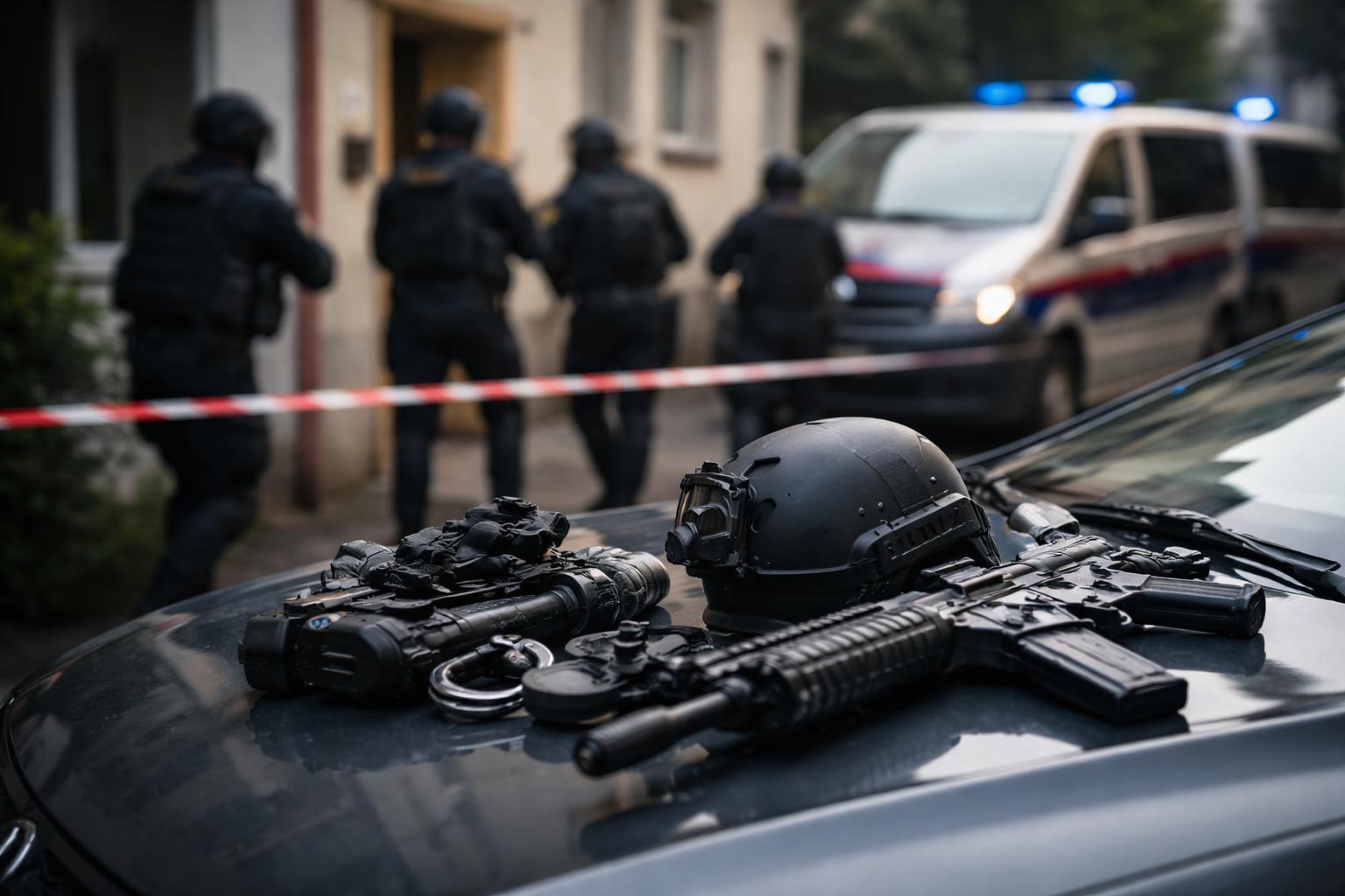 Redaktionelle Szene zum Thema „Verfassungsschutz setzte Schwerpunkt gegen Islamismus: Sechs Festnahmen in Österreich“