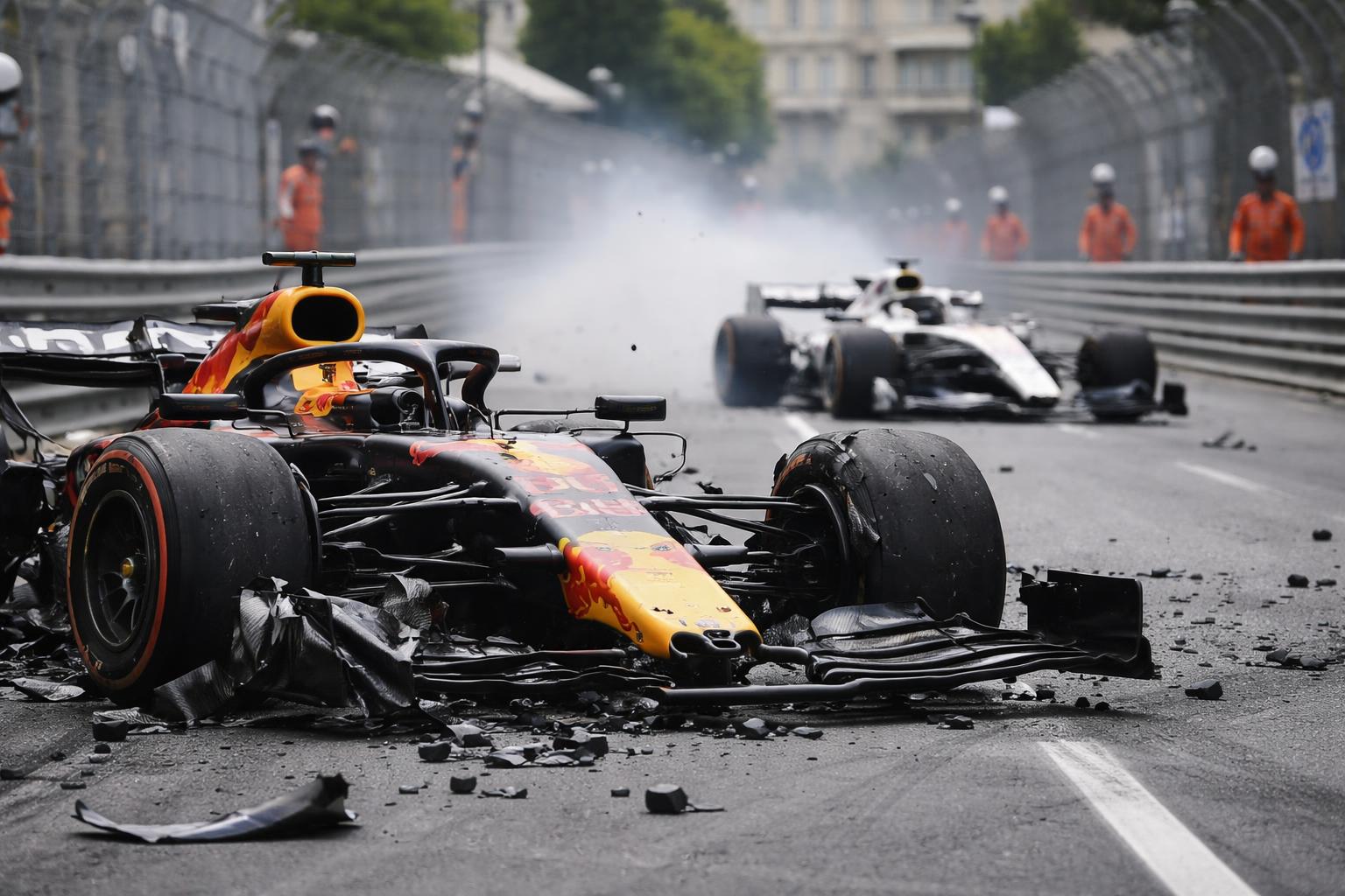 Redaktionelle Szene zum Thema „Verstappen in Monaco nach frühem Aus nicht im Duell mit Antonelli“