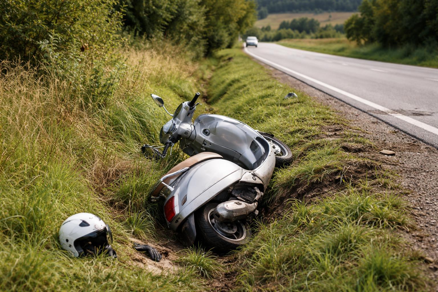 Redaktionelle Szene zum Thema „Vespa-Fahrer bei Ausweichmanöver in Fehring verletzt“