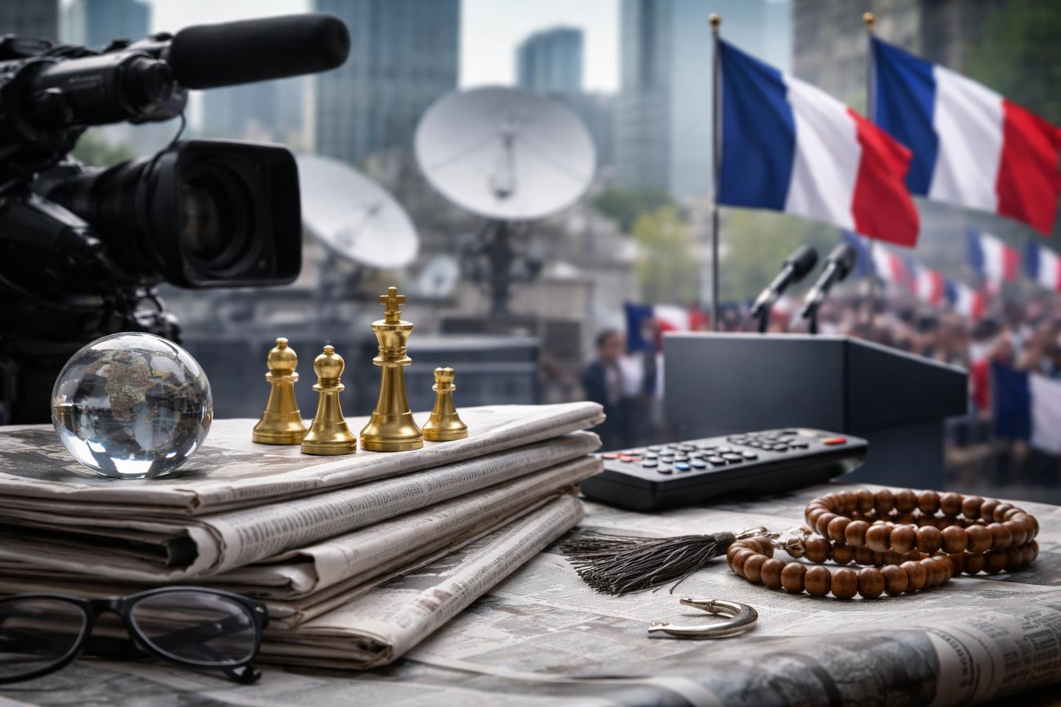 Redaktionelle Szene zum Thema „Vincent Bolloré und der französische Kulturkampf um Medien, Islam und Politik“