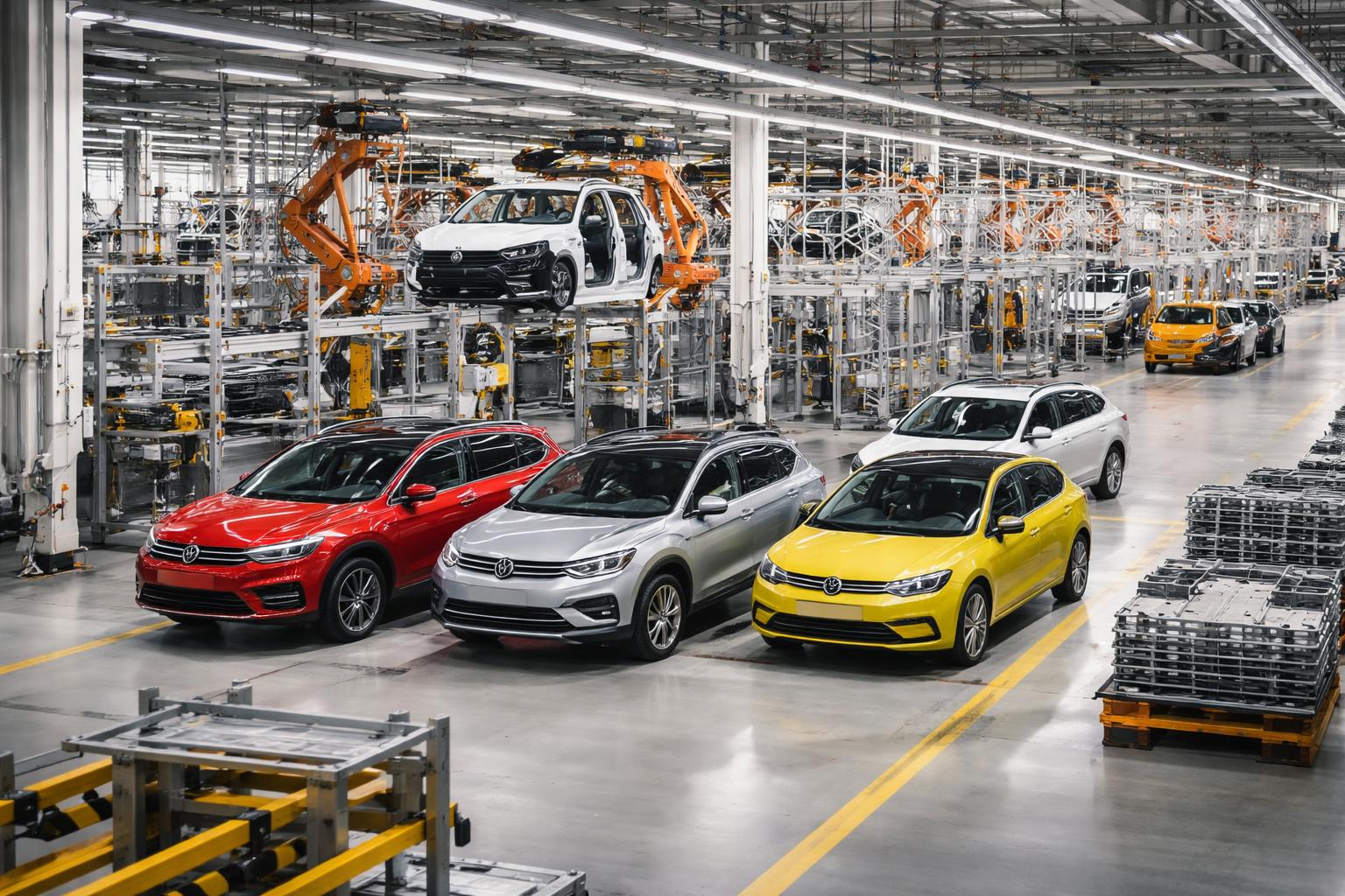 Redaktionelle Szene zum Thema „Volkswagen will Modellpalette deutlich verkleinern“
