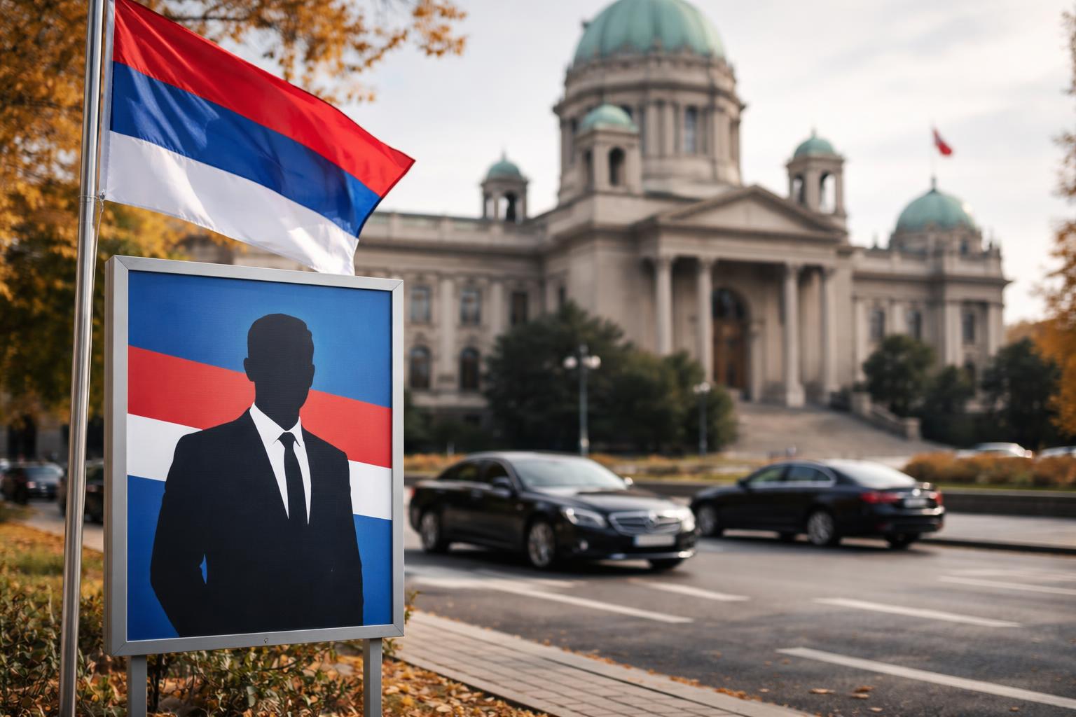 Redaktionelle Szene zum Thema „Vučić kündigt Rücktritt an und will als Spitzenkandidat antreten“