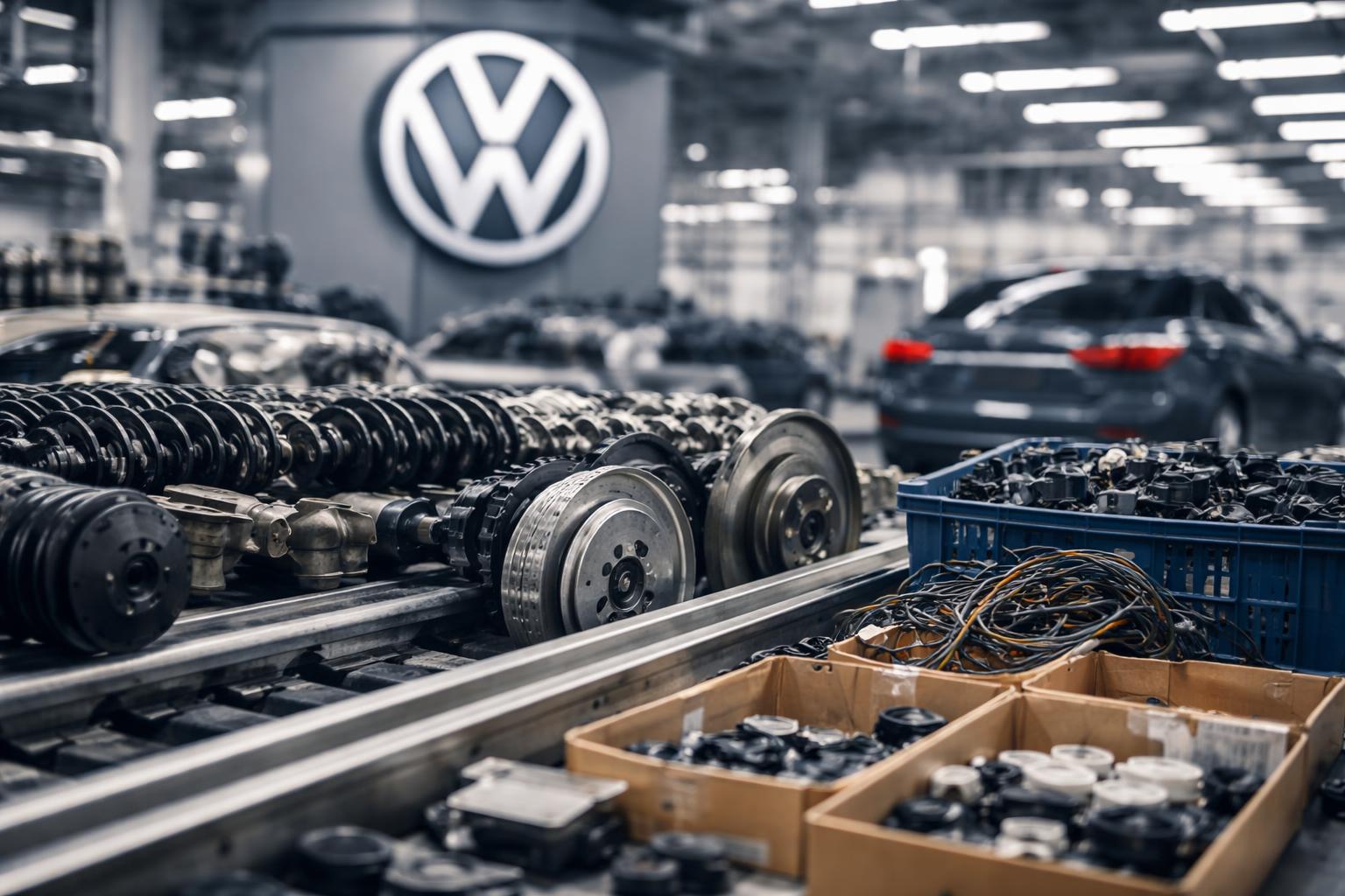 Redaktionelle Szene zum Thema „VW-Druck setzt heimische Autozulieferer unter Zugzwang“