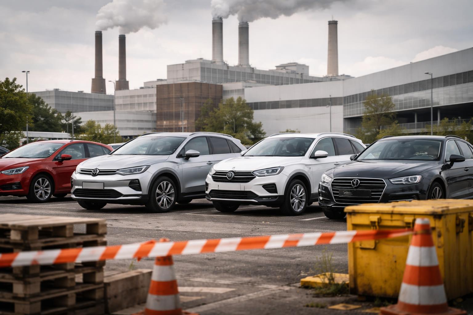 Redaktionelle Szene zum Thema „VW unter Druck: Welche Modelle im Konzern auf dem Prüfstand stehen“