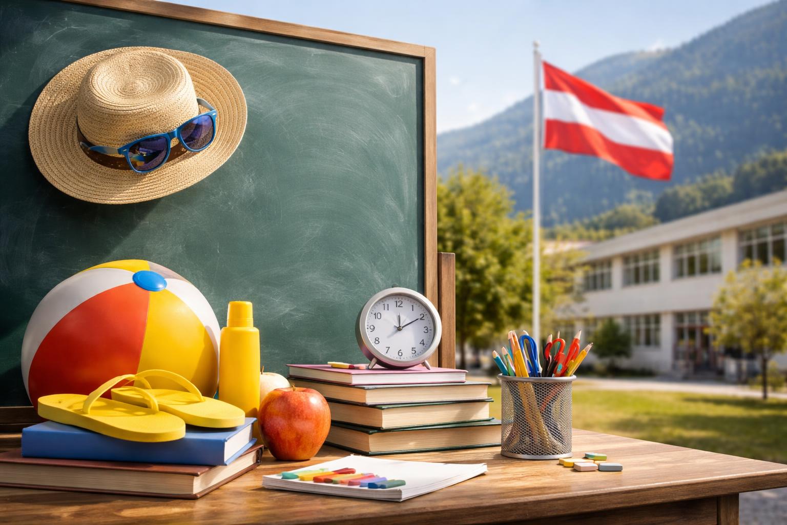 Redaktionelle Szene zum Thema „Wallner hält Vorverlegung der Sommerferien für schwierig“