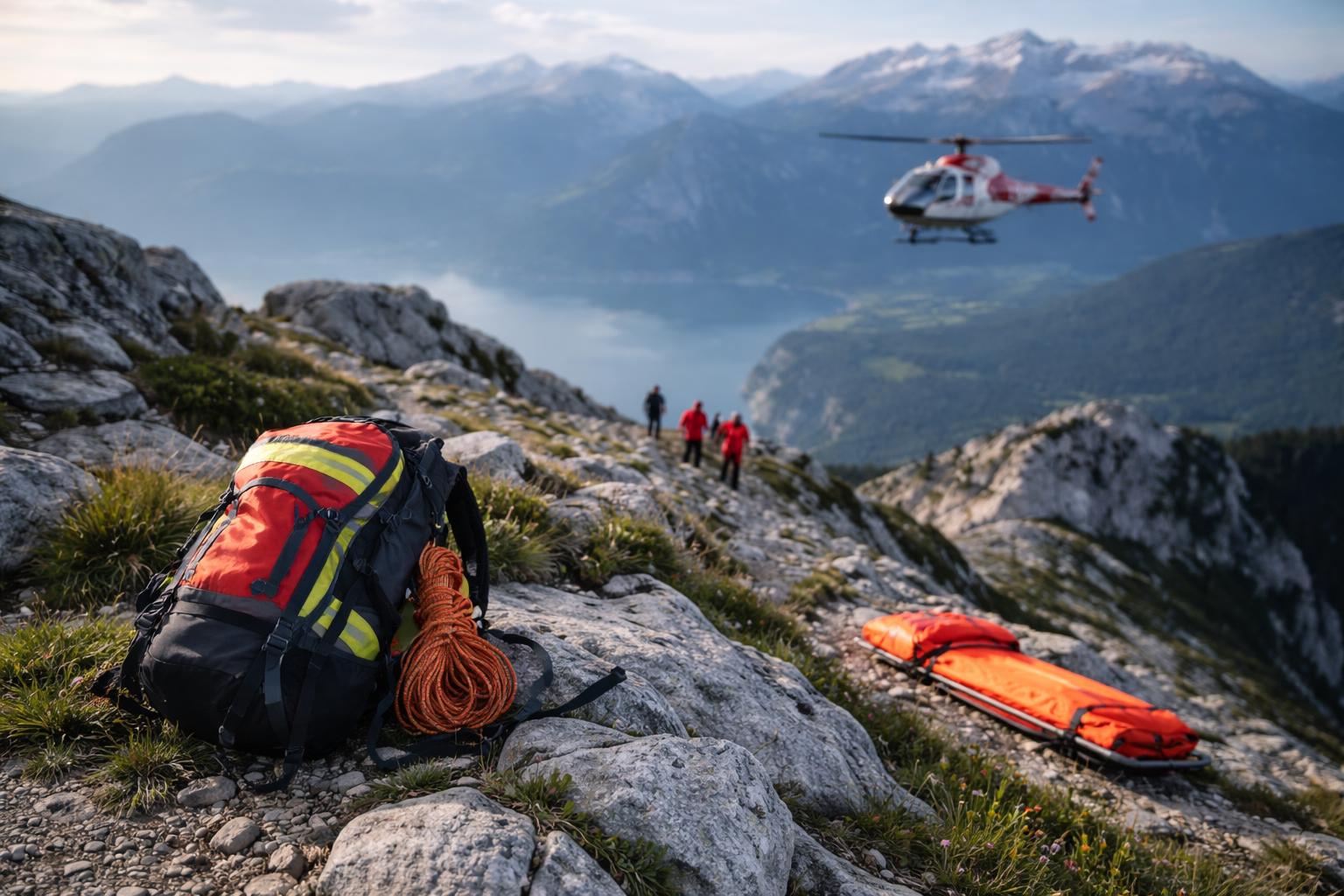 Redaktionelle Szene zum Thema „Wanderer im Salzkammergut tot aufgefunden“