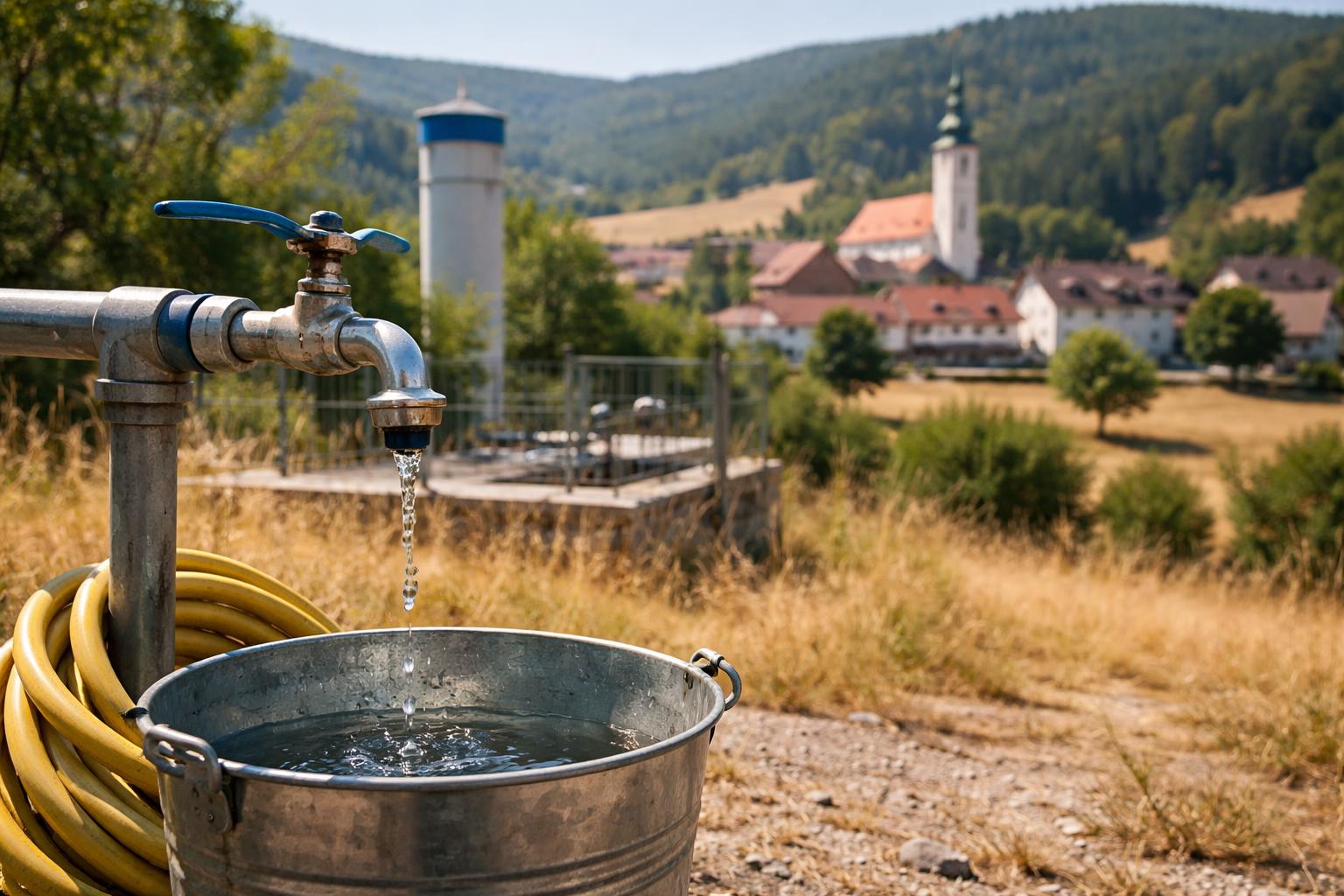 Redaktionelle Szene zum Thema „Wassersparen bleibt in niederösterreichischen Gemeinden nötig“