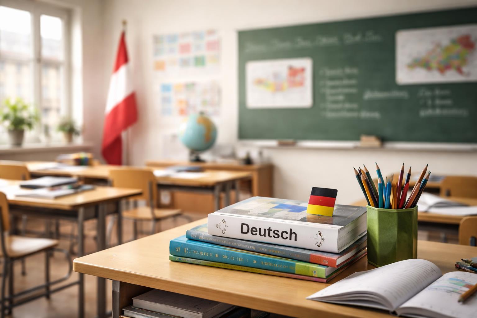 Redaktionelle Szene zum Thema „Weniger Deutschdefizite an Wiens Pflichtschulen: Hat der Stopp des Familiennachzugs gewirkt?“