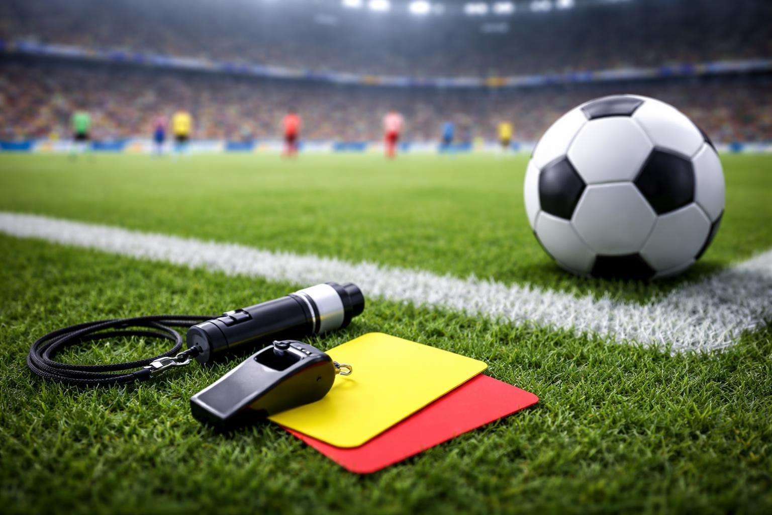 Redaktionelle Szene zum Thema „Weniger Karten und weniger Fouls zum WM-Start“