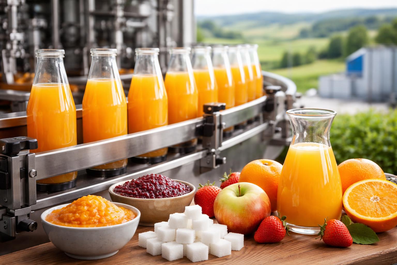 Redaktionelle Szene zum Thema „Weniger Zucker im Saft: Wie Austria Juice den Markt verändern will“