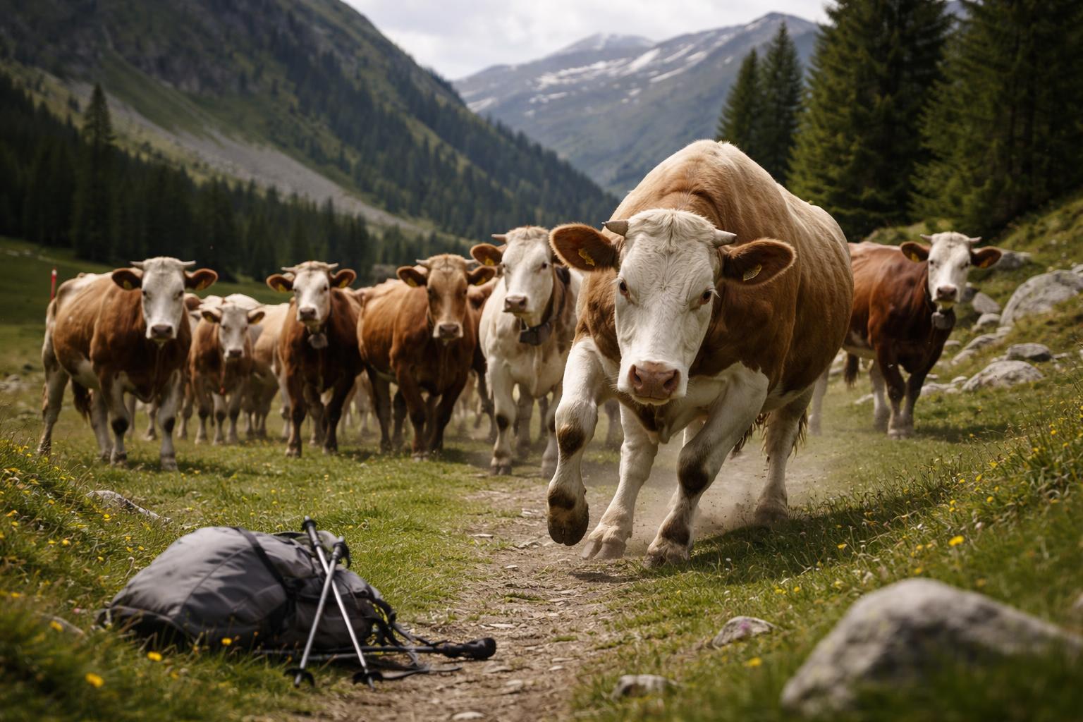 Redaktionelle Szene zum Thema „Wenn Kühe zur Gefahr werden: Was hinter dem tragischen Unfall in Osttirol steckt“