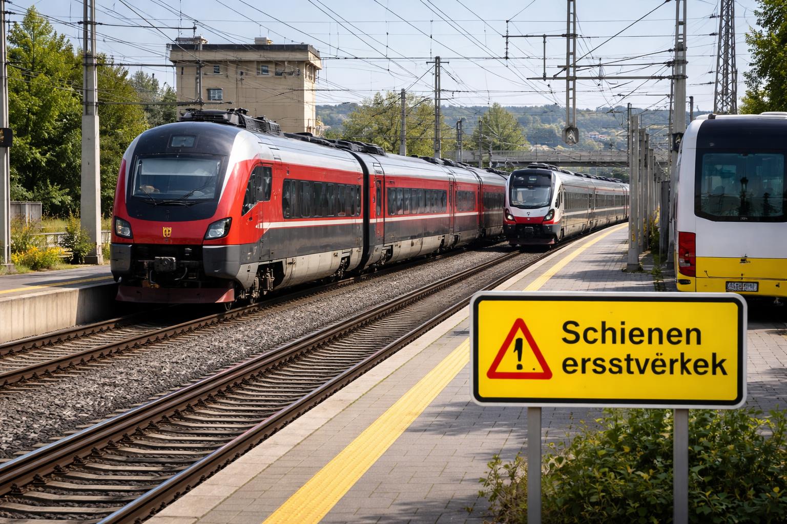 Redaktionelle Szene zum Thema „Weststrecke der ÖBB soll ab Montag wieder regulär fahren“