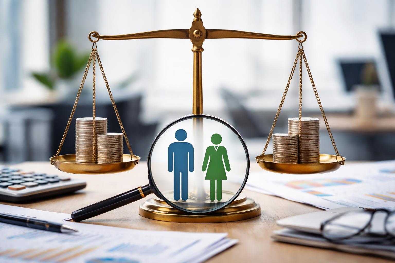Redaktionelle Szene zum Thema „Wie fair ist Ihr Gehalt im Job?“