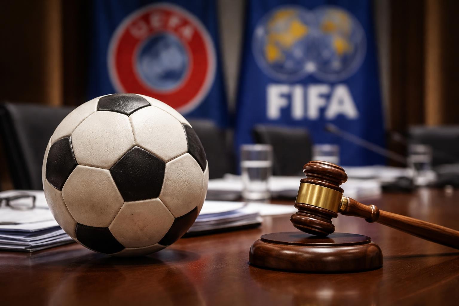 Redaktionelle Szene zum Thema „Wie Infantino unter Druck geraten könnte“