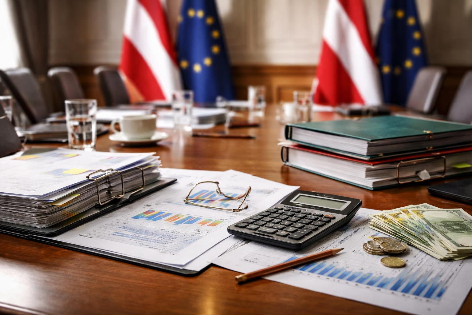 Redaktionelle Szene zum Thema „Wie Österreichs Budget entsteht: Rechnen, verhandeln, nachschärfen“