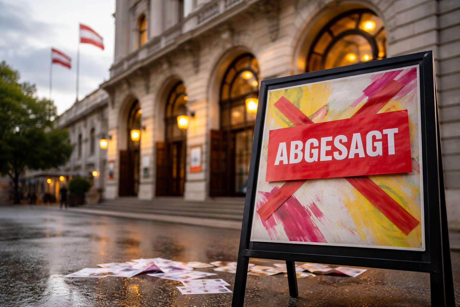 Redaktionelle Szene zum Thema „Wiener Festwochen sagen Diskussion mit Peter Thiel ab“
