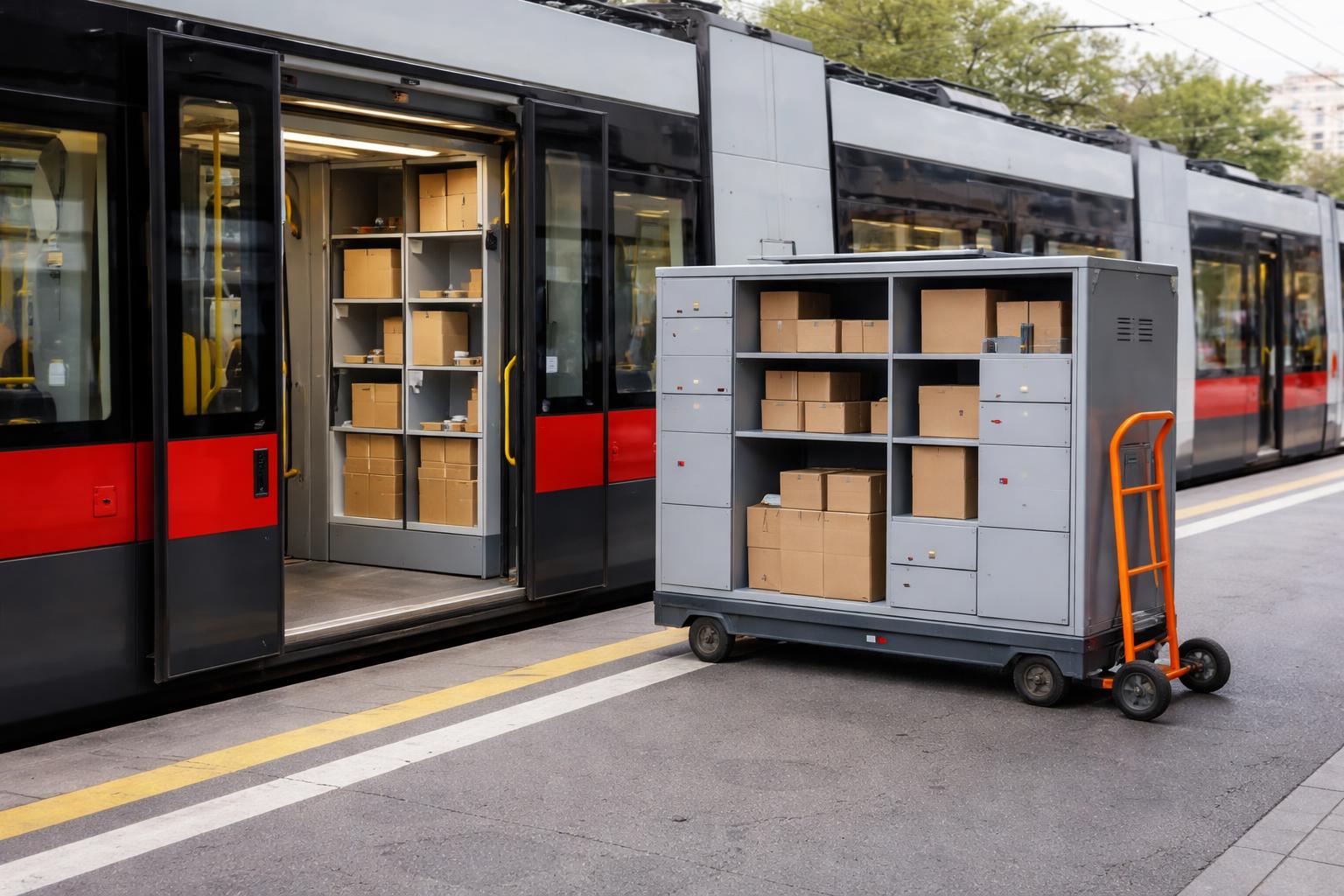 Redaktionelle Szene zum Thema „Wiener Pilotprojekt für Paketzustellung in Öffis endet ohne Erfolg“