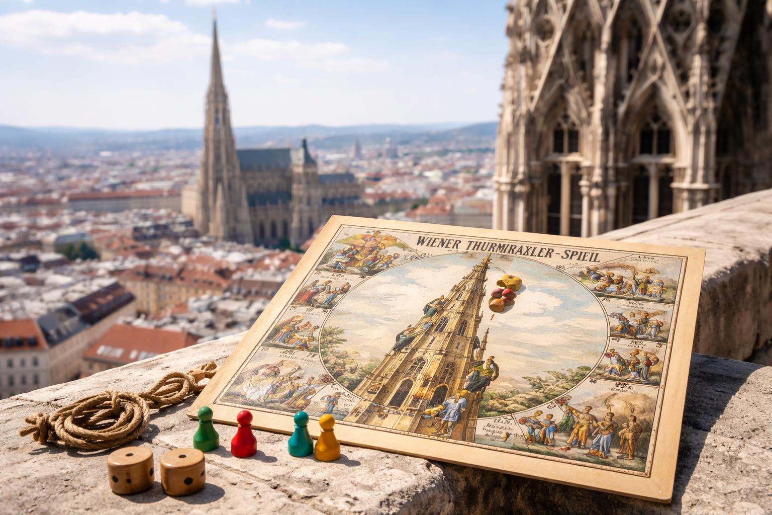 Redaktionelle Szene zum Thema „Wiener Thurmkraxler-Spiel erinnert an den Reiz des Steigens“