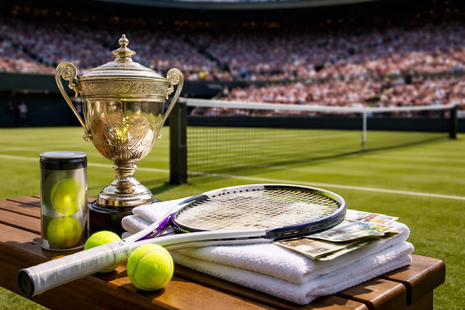 Redaktionelle Szene zum Thema „Wimbledon vor dem Auftakt: Serena-Williams-Comeback, Dopingdebatte und Streit um Preisgeld“