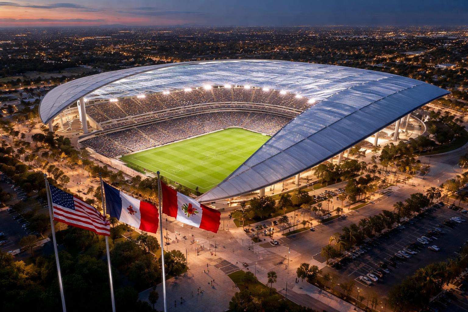 Redaktionelle Szene zum Thema „WM 2026: Das sind die teuersten Stadien des Turniers“
