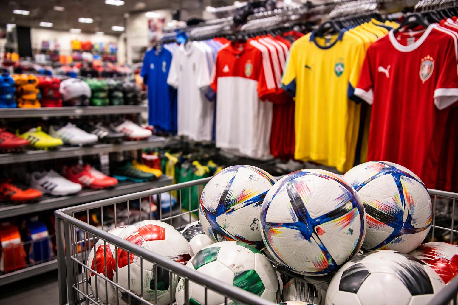 Redaktionelle Szene zum Thema „WM treibt Sportartikelriesen an – auch Österreichs Handel profitiert“