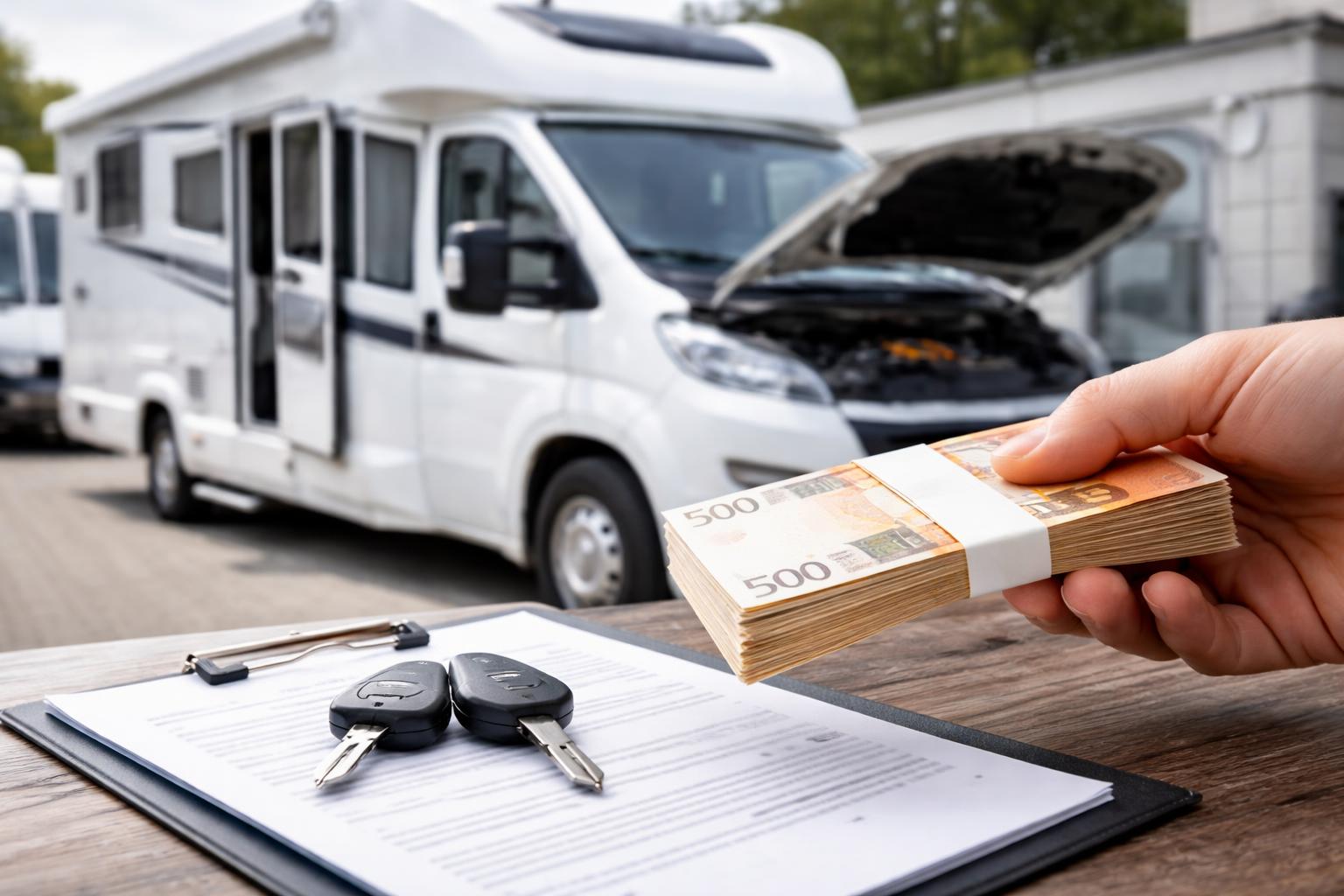 Redaktionelle Szene zum Thema „Wohnmobilkäufer bekam Geld nach Mängelstreit doch zurück“