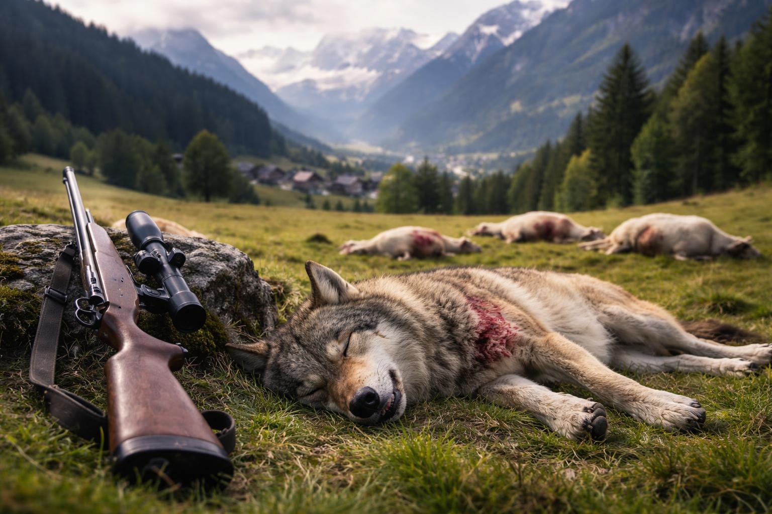 Redaktionelle Szene zum Thema „Wolf nach Schafsrissen im Bezirk Lienz erlegt“