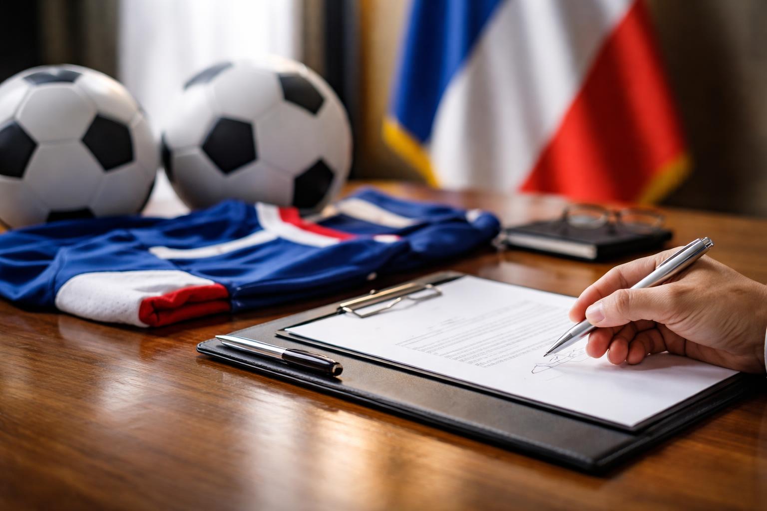 Redaktionelle Szene zum Thema „Zidane übernimmt Frankreichs Nationalteam“