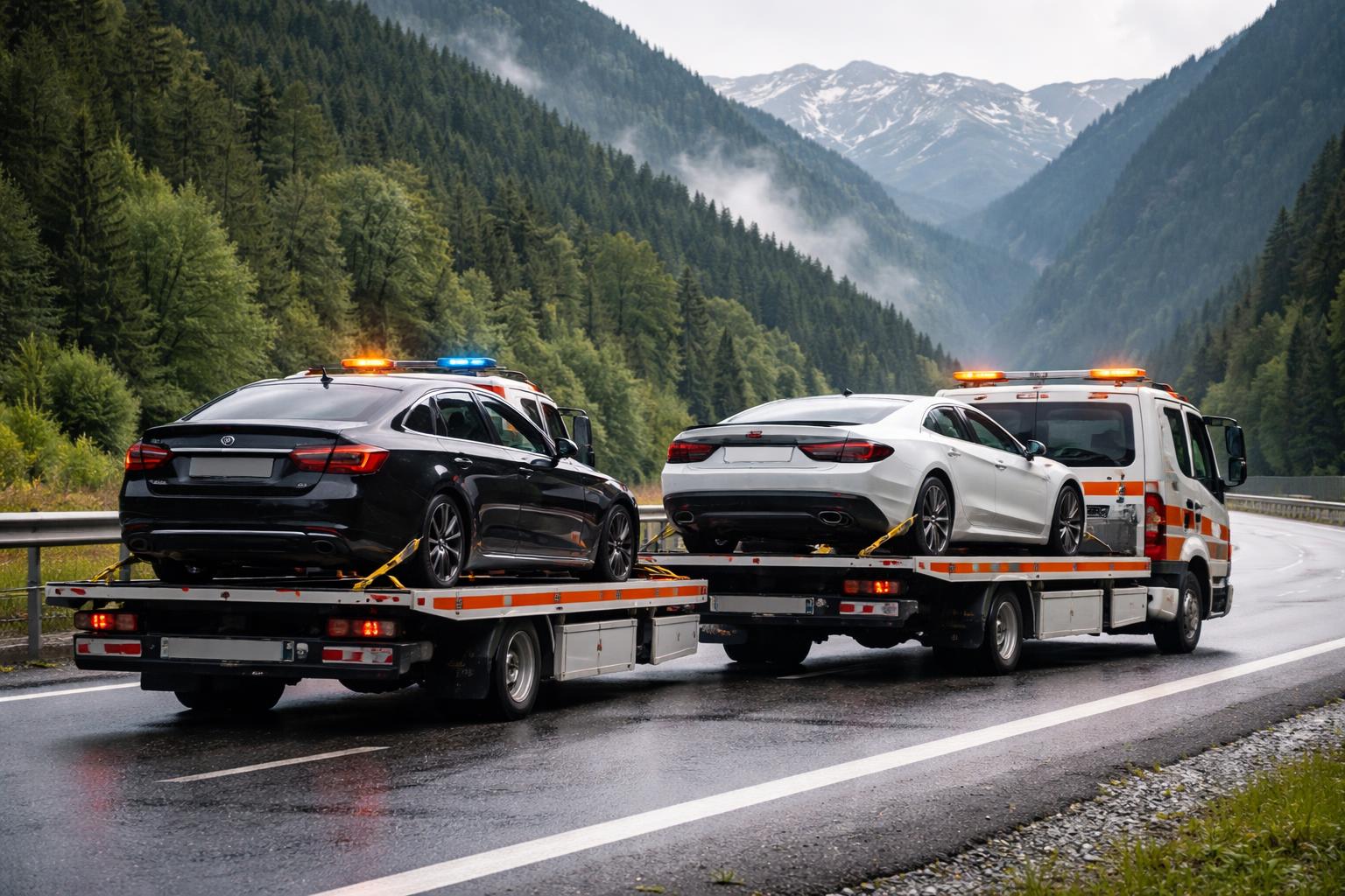 Redaktionelle Szene zum Thema „Zwei Autos auf der Tauernautobahn in Salzburg beschlagnahmt“