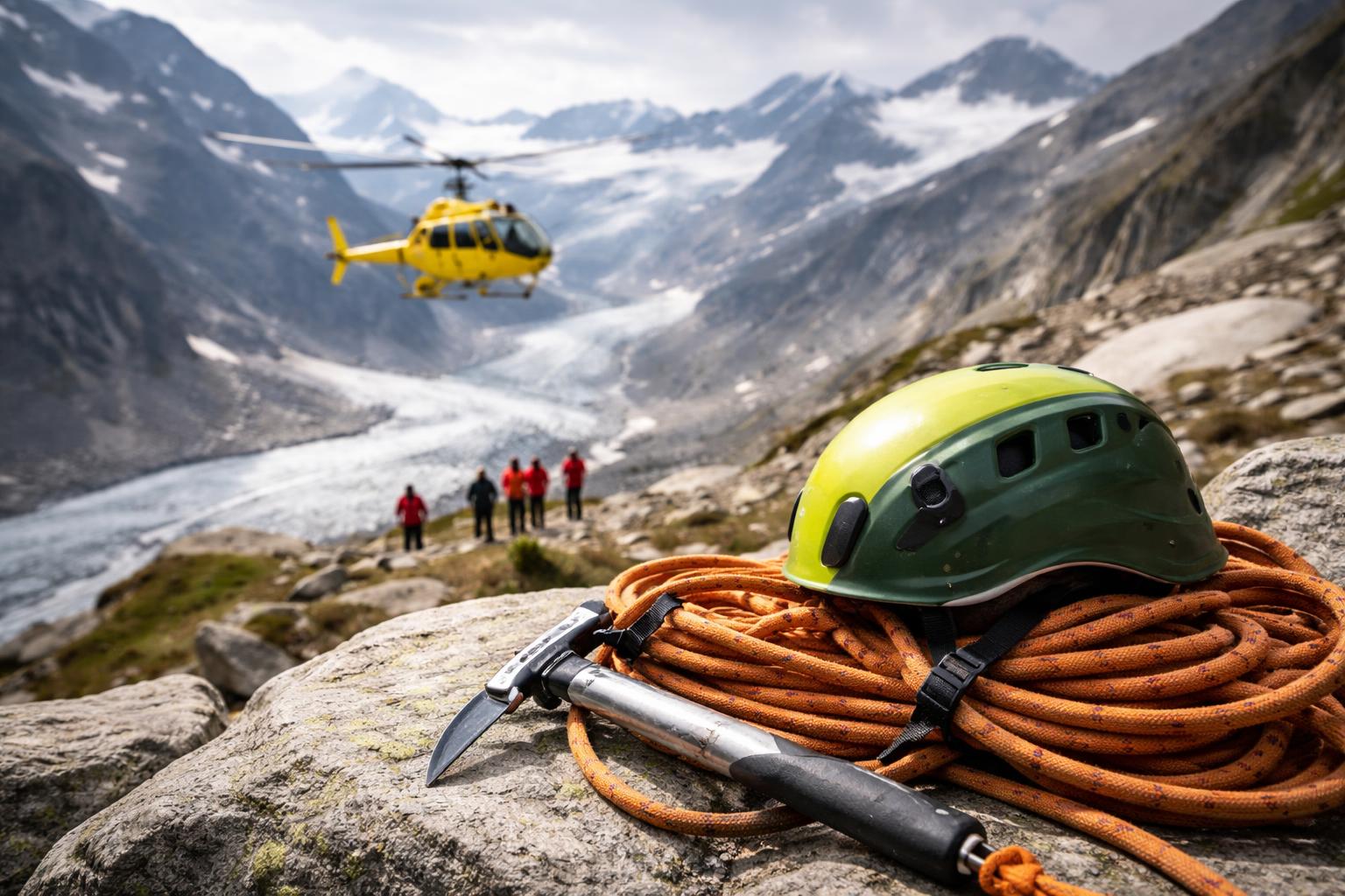 Redaktionelle Szene zum Thema „Zwei Bergsteiger sterben bei Unfällen in den italienischen Alpen“